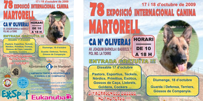 78 EXPOSICIÓN INTERNACIONAL CANINA BARCELONA 2009