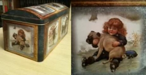 Caja de galletas con carlino
