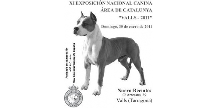 XI EXPOSICIÓN NACIONAL CANINA VALLS 2011
